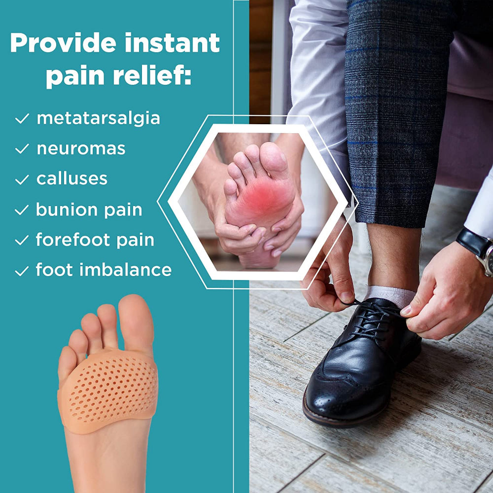 2pcs Silicone Metatarsal Pads