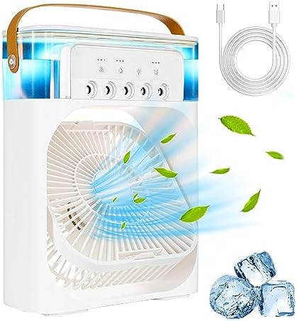 Portable A.C. cooler fan
