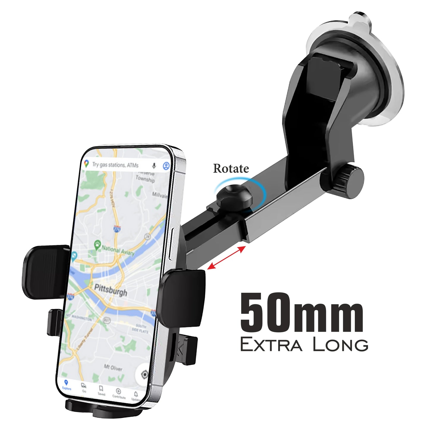 Car Mobile Holder Windscreen Mount Mobile Adjustable Holder,360 Degree Adjustable Universal Car Mobile Phone Holder .