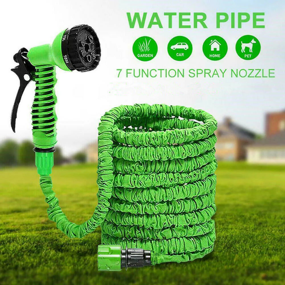 🌼 Expandable Garden Magic Hose – 3X Stretch Power for Effortless Watering!
