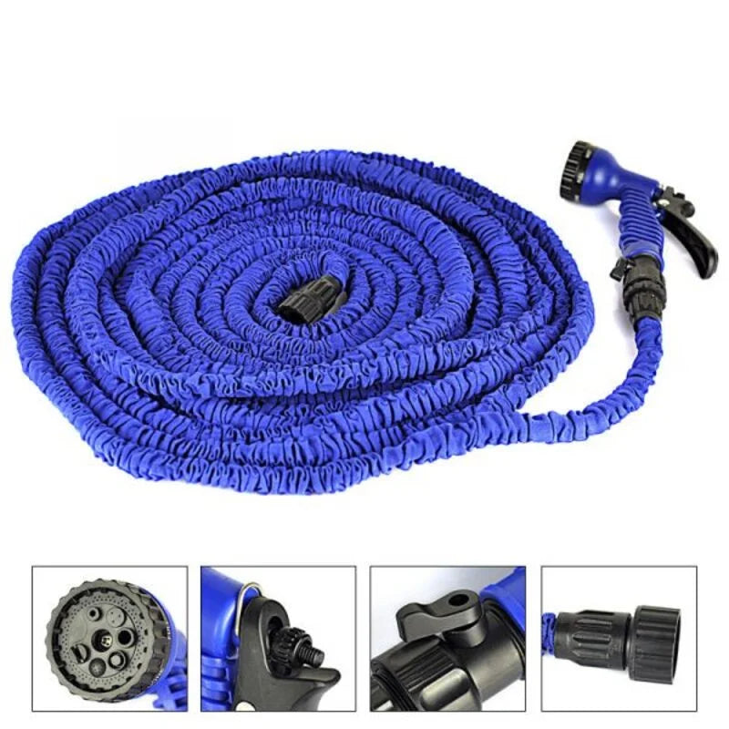 🌼 Expandable Garden Magic Hose – 3X Stretch Power for Effortless Watering!